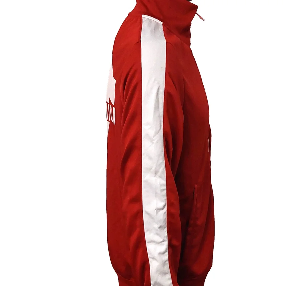 True Religion Brand Jeans Red & White Men's Sport Track Jacket Sz S NWOT